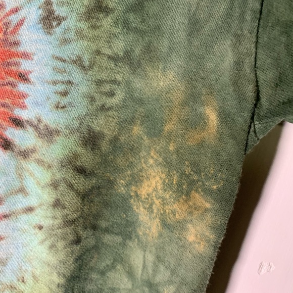 The mountain pot leaf tie dye shirt - Picture 3 of 5